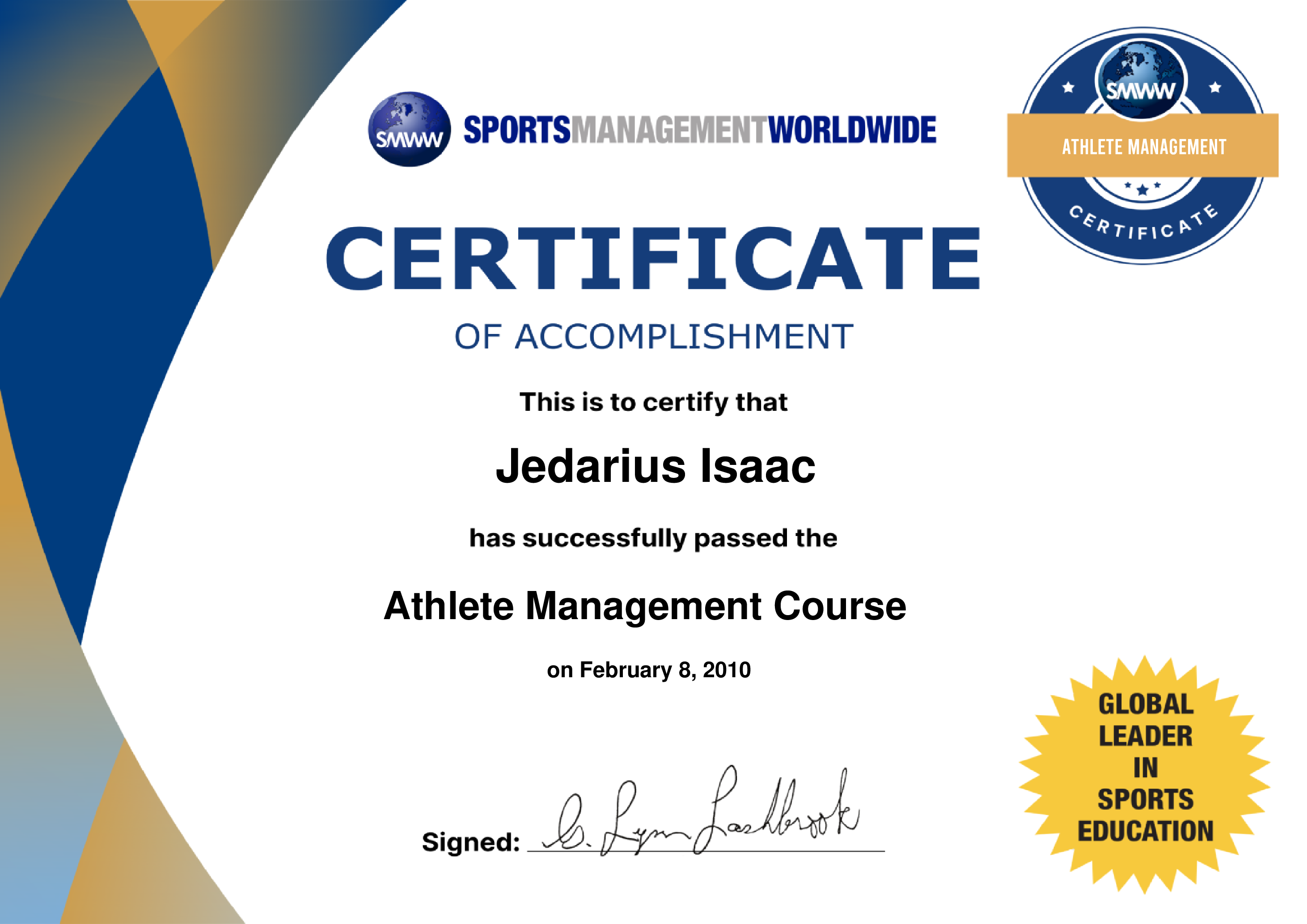 Certificate Certificate